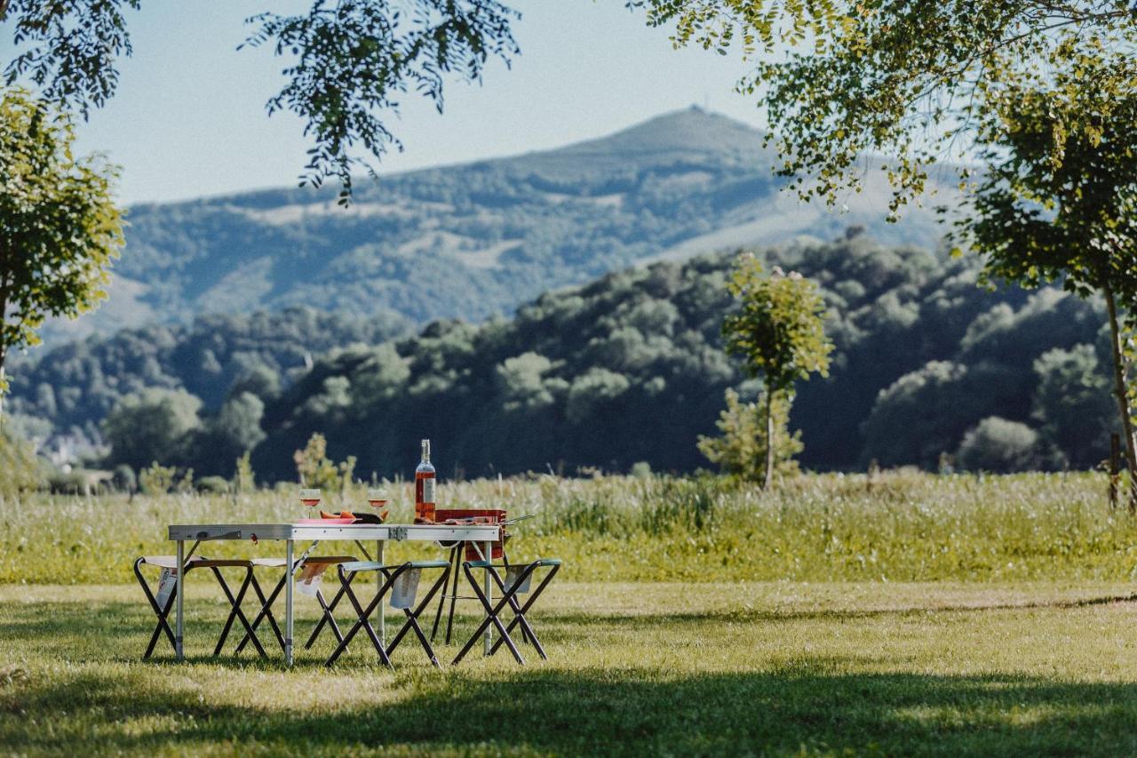 Tente Safari Lodge Ferme Carrique Tardets-Sorholus 외부 사진