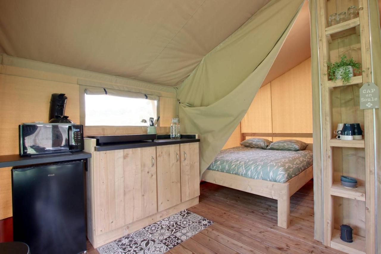 Tente Safari Lodge Ferme Carrique Tardets-Sorholus 외부 사진