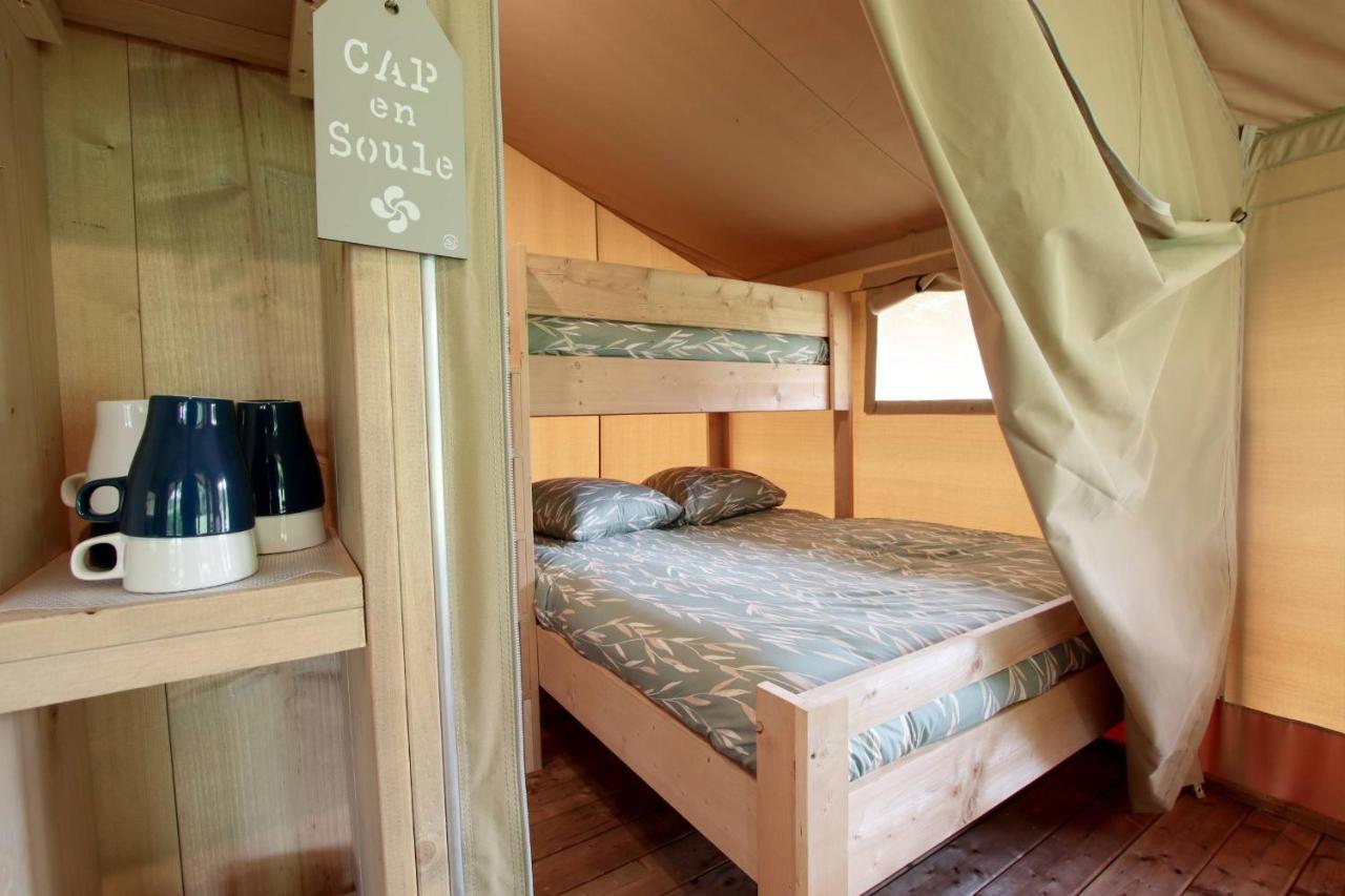 Tente Safari Lodge Ferme Carrique Tardets-Sorholus 외부 사진
