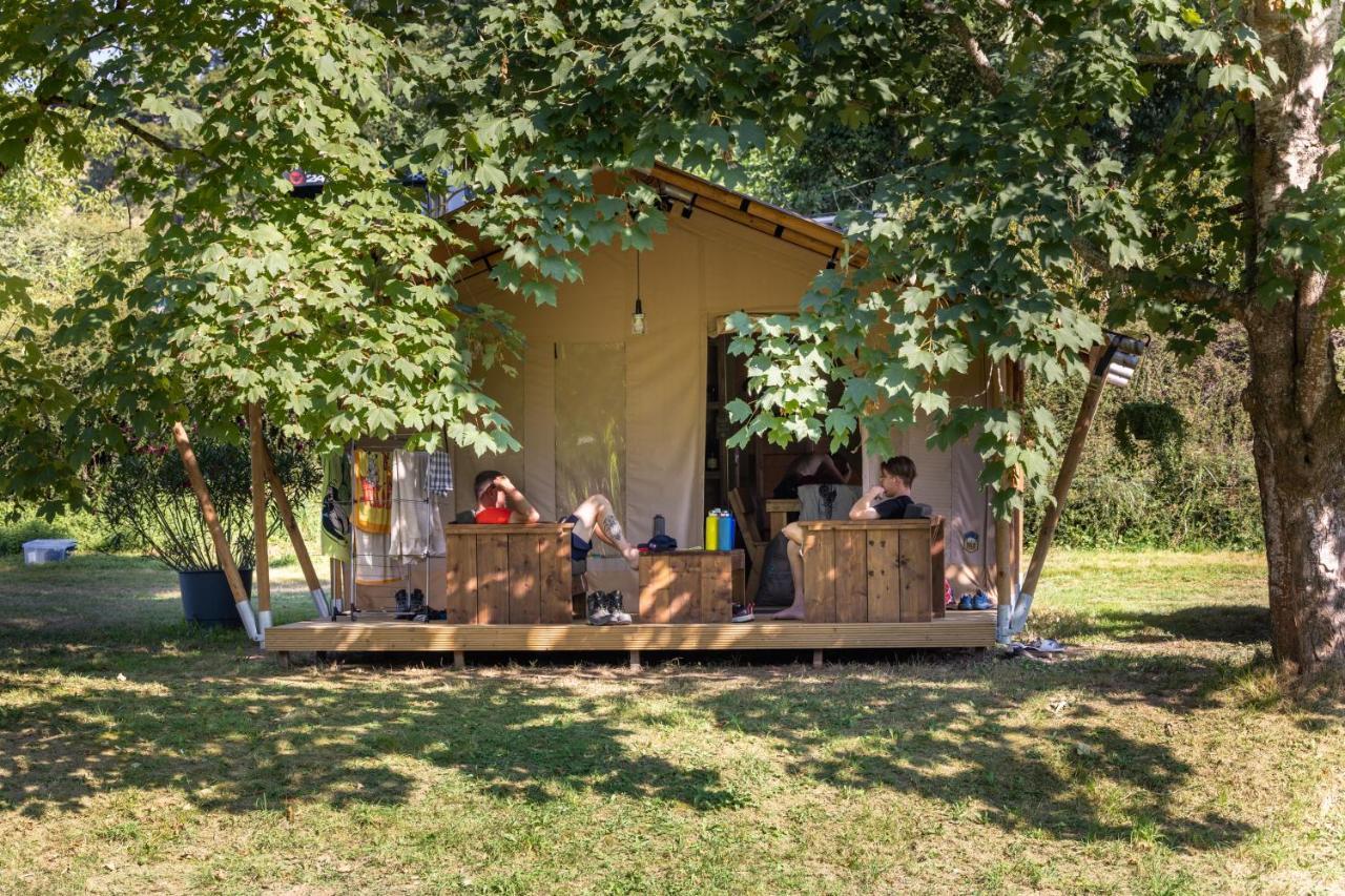 Tente Safari Lodge Ferme Carrique Tardets-Sorholus 외부 사진